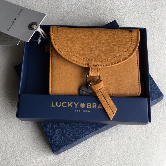 Lucky Brand Handbags - NIB Lucky Brand small tan leather wallet
